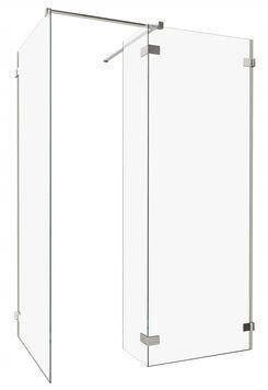 Душова кабіна Radaway Euphoria Walk-In III 100x80 (383132-01-01+383120-01-01+383160-01-01) профіль хром/скло прозоре 271893 фото