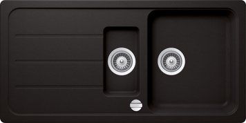 Гранітна мийка Schock Formhaus D-150 L Cristalite/Metal Onyx 10 (17166010) 145836 фото