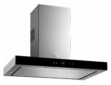 Витяжка кухонна Teka Maestro DPL 980 T (40483140) нержавіюча сталь/чорне скло 342318 фото