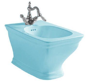 Биде подвесное ArtCeram Civitas CIB001 32;00 azzurro acquerello 221864 фото