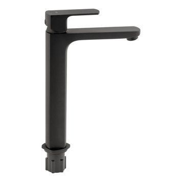 Смеситель для умывальника Qtap Lipno 1023H101CB (чёрный) 423589 фото