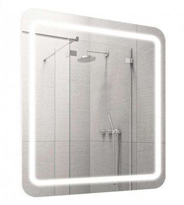Дзеркало для ванної кімнати Мойдодир Палермо 80х70/70x80 (00-00004159) з LED-підсвічуванням 516562 фото