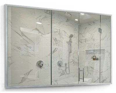 Дзеркало для ванної кімнати Devit Art 80 (6032140) алюміній 326644 фото
