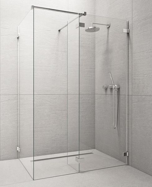 Душевая кабина Radaway Euphoria Walk-In III 100x80 (383132-01-01+383120-01-01+383160-01-01) профиль хром/стекло прозрачное 271893 фото