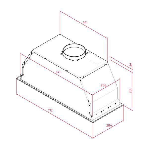 Встраиваемая вытяжка Teka GFL 77650 Maestro (113100003) нержавеющая сталь 425740 фото