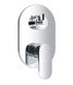 Змішувач для ванни та душу Mixxen Овал MXFH 9903-D59 прихованого монтажу 3 поз (хром) 90723 фото 1