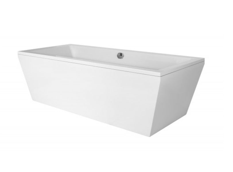 Ванна акриловая Besco Vera 170x75 (WKV-170-WO) отдельностоящая с сифоном без панели 371691 фото
