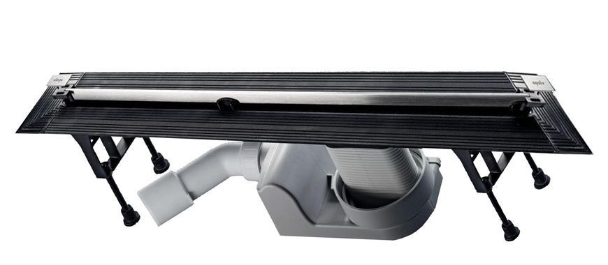 Душевой трап Viega Advantix Vario 704353 (корпус произвольно укорачиваемый от 120см -30см) с матовой вставкой 125737 фото