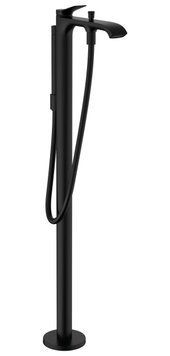Змішувач для ванни Hansgrohe Vivenis 75445670 напольный (чорний матовий) 427989 фото