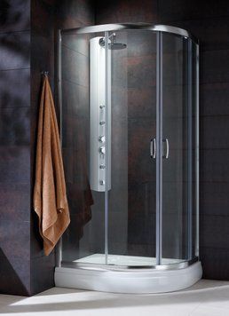 Душова кабіна Radaway Premium Plus E 100x80 (30491-01-05N) профіль хром/скло графіт 207067 фото