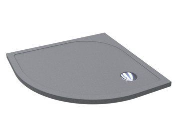 Душовий піддон Miraggio Madrid 800x800 (0000643) Mirastone Gray 502501 фото