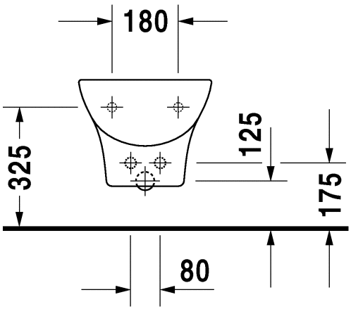Биде подвесное Duravit Pura Vida 2247150000 66303 фото