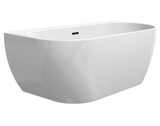 Ванна акрилова Ravak Freedom W 166x80 (XC00100033) окремостояча (кришка переливу та зливу: чорний) 667853 фото