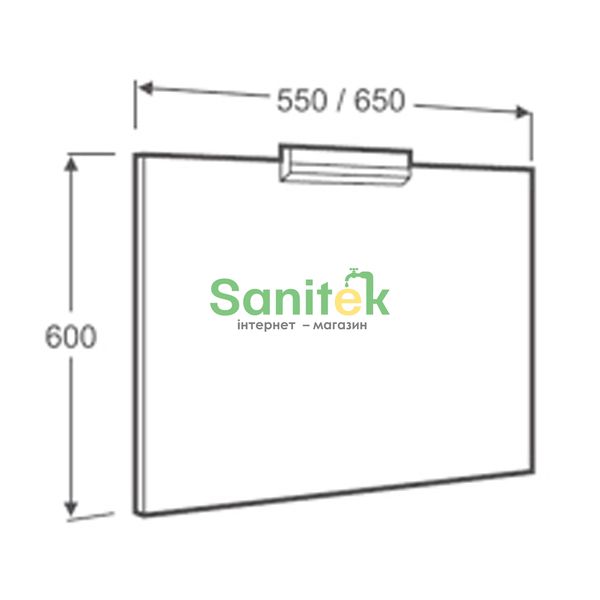 Дзеркало для ванної кімнати Roca 65х60 см A812307406 217852 фото