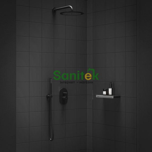 Змішувач для ванни и душа Ravak Espirit ES 061.20BLM.O2 X070284 скрытого монтажа (чорний матовый) 710686 фото