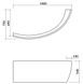 Панель фронтальная для ванны Cersanit Nano 140 (левая) 153002 фото 3