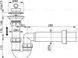 Сифон для умывальника Alcaplast A464-DN50 142402 фото 2