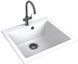 Гранітна мийка Fancy Marble Jersey 560 (109060001) білий 503993 фото 1
