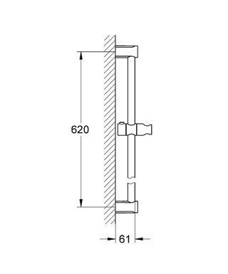 Душова штанга Grohe Tempesta Cosmopolitan 27521000 (хром) 98699 фото