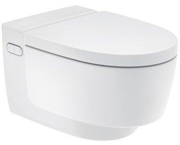 Унитаз подвесной Geberit AquaClean Mera Comfort 146.214.11.1 унитаз-биде с выдвижным феном для осушки интимных зон и подсветкой белый 138325 фото