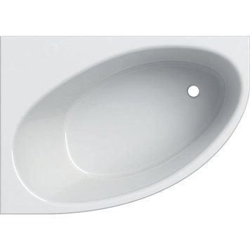 Ванна акриловая Geberit Selnova 140x100 (554.270.01.1) левая с ножками 425677 фото
