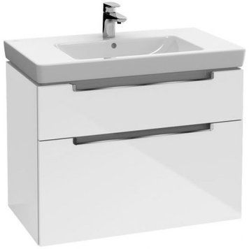 Тумба під умивальник Villeroy & Boch Subway 2.0 80см A91410DH (біла) 138559 фото