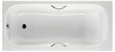 Ванна сталева Roca Princess 150x75 (A220470001) з ручками та ніжками 129781 фото