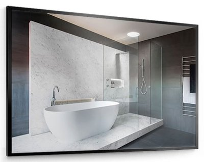 Зеркало для ванной комнаты Devit Art 80 (6032140B) чёрный матовый 326665 фото