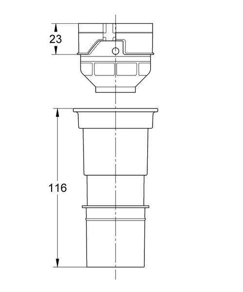 Ограничитель объёма смыва для бачков Grohe 42333000 215948 фото