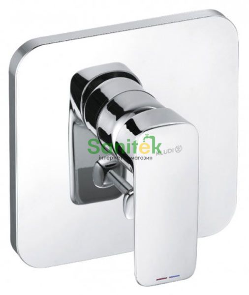 Змішувач для ванни та душу Kludi Pure&Style 406500575 прихованого монтажу (хром) 236575 фото