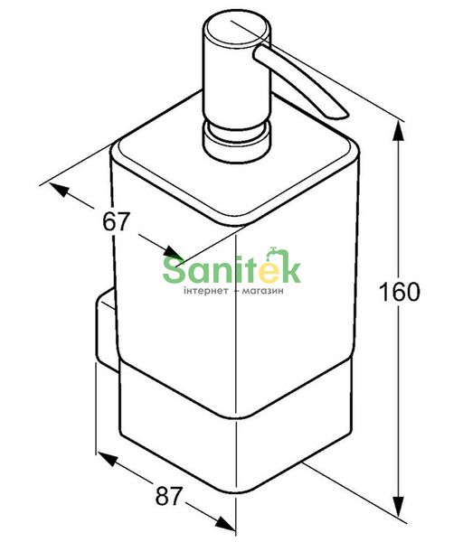 Дозатор для жидкого мыла Kludi E2 4997605 (хром) 128547 фото