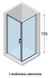 Душові двері Novellini Kali G 100 (KALIG96-1B) профіль сріблястий/скло прозоре 273875 фото 4