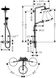 Душова система Hansgrohe Croma Select 280 Air 1jet Showerpipe 26790000 з термостатом (хром) 135664 фото 2