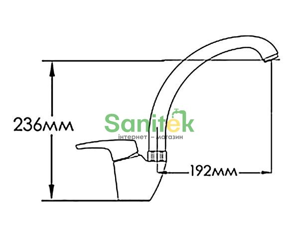 Змішувач для кухні Mixxen Рокі FMAL0303 (хром) 121275 фото