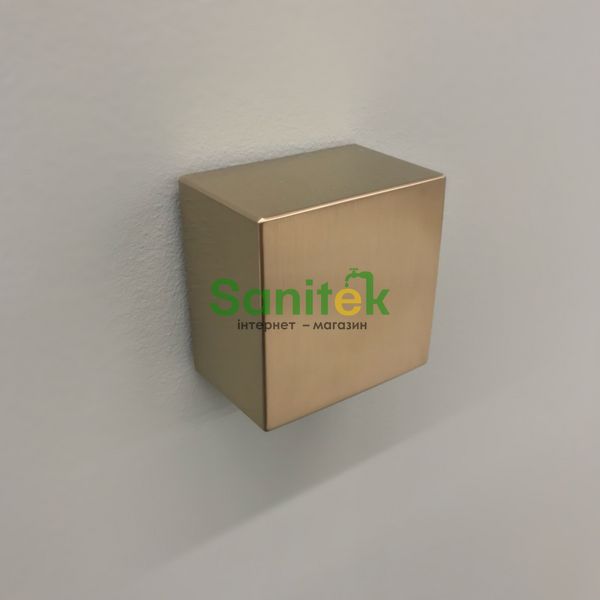 Подключение для душевого шланга Hansgrohe FixFit Square 26455140 (бронза матовый) 304732 фото