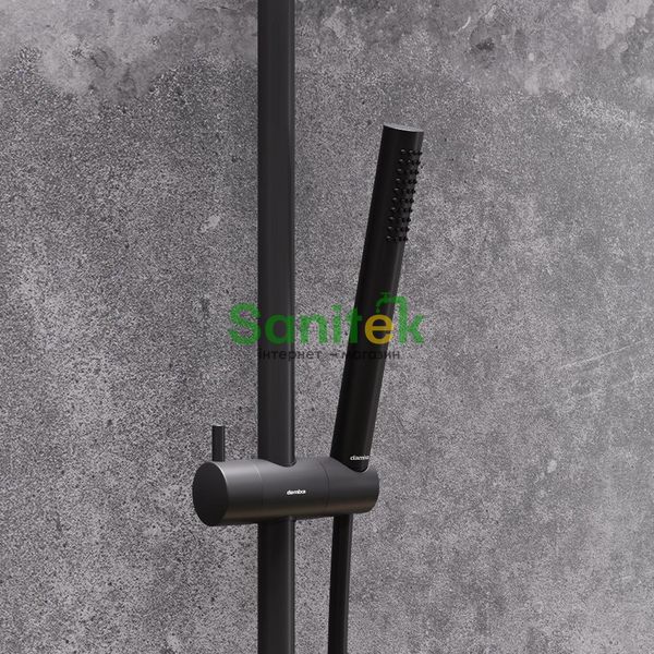 Душова система Damixa Scandinavian Pure 936800300 із термостатом (чорний) 889611 фото