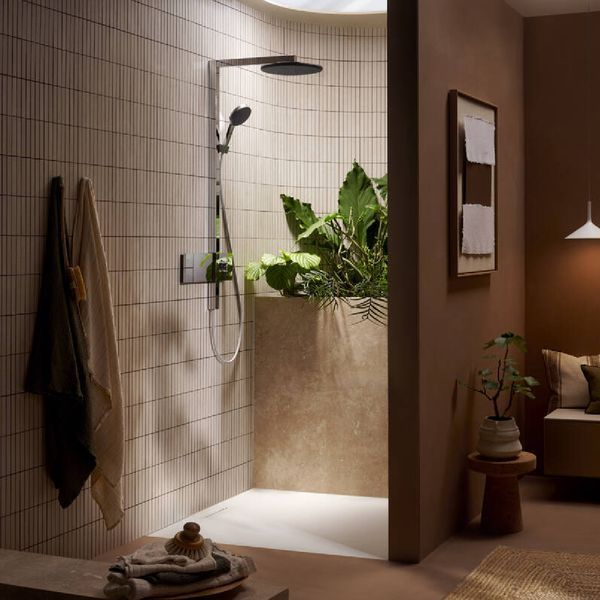 Душевая система Hansgrohe Raindance Alive S 300 1jet ShowerSelect Comfort 24582000 с термостатом (хром) 987191 фото