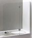 Шторка для ванни Eger 599-120CH/R хромований профіль/скло прозоре (права) 152979 фото 1