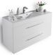 Тумба под умывальник Fancy Marble (Буль-Буль) Barbados 120 (белая) 686687 фото 3