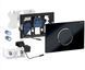 Инсталляция для унитаза Geberit Duofix Sigma 111.300.00.5 4в1 (клавиша Sigma 10 бесконтактная электронная батарея 3 В чёрный/хром) 693257 фото 3