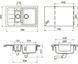 Гранитная мойка Schock Manhattan D-150 S Cristalite Alpina 07 (31076007) 145925 фото 2