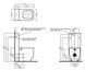 Унитаз-компакт Hatria Fusion 48 YXZK+Y0YN 157542 фото 2