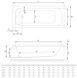 Ванна акриловая Radaway Mia Eco 140x70 (WA1-55-140x070) с ножками 979061 фото 5