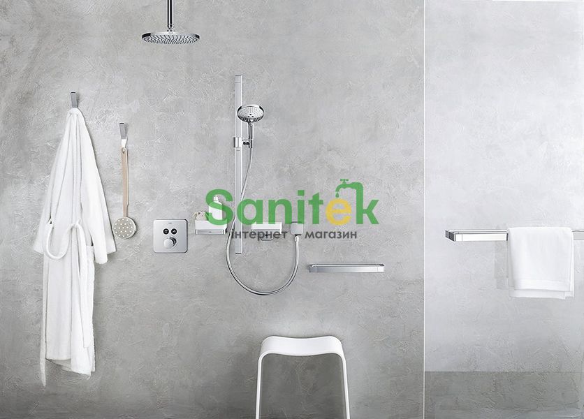 Підключення для душового шлангу Hansgrohe FixFit Square 26455140 (бронза матовий) 304732 фото