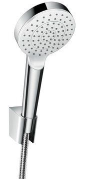 Душевой набор Hansgrohe Crometta 1jet 26690400 (белый/хром) 135674 фото
