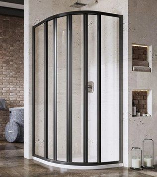 Душевая кабина Ravak Supernova SKKP6-90x90 195 (3207O302Z1) черный профиль/стекло Transparent 435667 фото