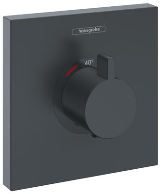 Центральний термостат для душу Hansgrohe ShowerSelect Highﬂow 15760670 прихованого монтажу (чорний матовий) 502226 фото