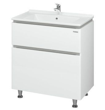 Тумба с умывальником Sanwerk Amata 80 (MV0000790) белая 271482 фото