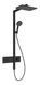 Душевая система Hansgrohe Raindance Alive Q 340/210 1jet EcoSmart ShowerSelect Comfort 24581670 с термостатом (черный матовый) 987222 фото 1