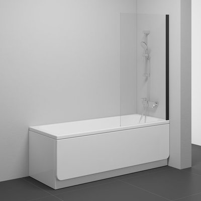 Шторка для ванны Ravak Nexty NVS1-80 (7O840300Z1) чёрный профиль/стекло Transparent 646863 фото